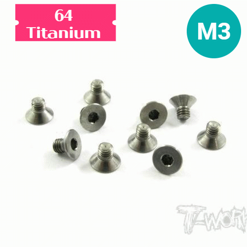 M3 64 Titanium Hex. Countersink Screw 14종