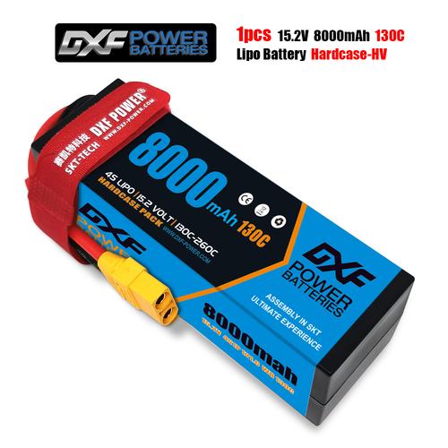 DXF Lipo HV 배터리 4S 15.2V 8000mAh 130C / 260C 하드 케이스