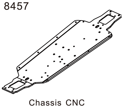 ZD RACING Chassis CNC #8457