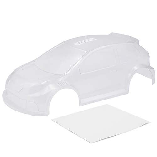 L6264 EMB-RA Rally Polycarbonate Body - CLEAR Unpainted with Decals 미도색바디