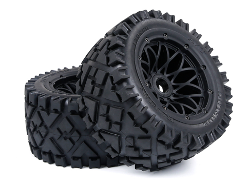 5B All-round tread hub rear wheel assembly (black edge)Constraints) #9512011