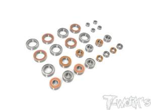 TWORKS BBS-TLR22X-4 Precision Ball Bearing Set ( For TLR 22X-4 ) 26pcs.