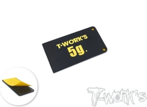 TWORKS TE-207-A Adhesive Type 5g Balance Weight ( For Xray T4&#039;18/19 &amp; Yokomo BD9 )