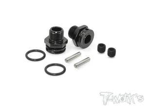 TWORKS TO-249A-M Dual lock 17mm Truggy Wheel Adapter 9.5mm ( For Mugen , SWorkz )
