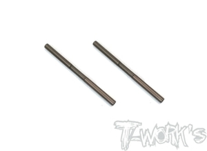 TWORKS TO-262-MBX-F DLC coated Front Upper Arm Shaft  4x45.5mm( For Mugen MBX8 / MBX7R ) 2pcs.