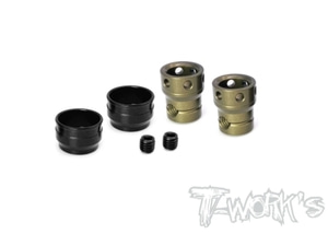 TWORKS TO-301-K Hard Coated Alum. Joint Cups ( For Kyosho MP10 only use for T-Work&#039;s Center CVD )2pcs