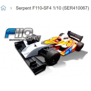 Serpent F110 - SF4 1/10 410067