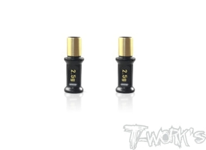 TWORKS TE-180-T420 Brass Steering Post ( For Xray T4&#039; 20 ) 2pcs. Each 2.5g