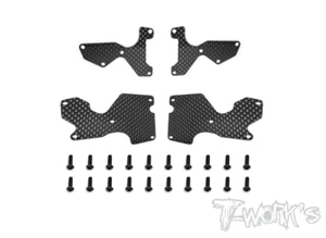 TWORKS TO-246-MBX8 Graphite A-arm Stiffeners Set ( For Mugen MBX8 )
