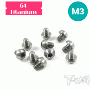 M3 64Titanium Hex. Socket Button Head Screw