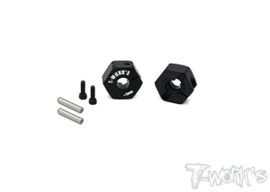 TWORKS TE-TC01-M+1 Clip 12mm Wheel Adapter +1mm ( For Tamiya TC-01 ) 2pcs.
