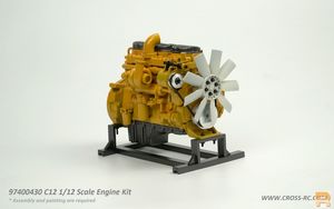 CROSSRC C12 1/12 electric simulation truck engine CS-97400730