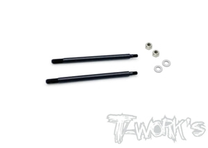 TWORKS TO-260-S35.3 DLC coated Front Shock Shaft 60mm ( SWORKZ S35.3 ) 2pcs.
