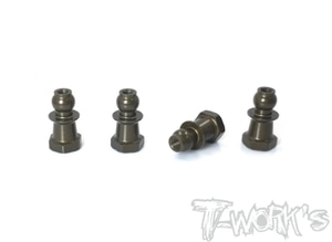 TWORKS TO-240-X3GT Hard Coated 7075-T6 Alum. Shock Standoffs ( Hong Nor X3GT/ IGT8) 4pcs.