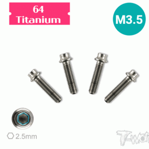 TSS-H M3.5 64 Titanium Hex. Socket Head Screw