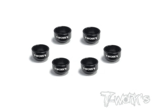 TWORKS TO-162-TLR Alum. Drive Shaft Safety Collar 6pcs.( For Team Losi 22X-4/ 22 )