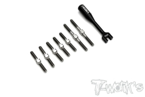 TWORKS TB-226 64 Titanium Turnbuckle Set ( For Xray Xray T4&#039;21 )