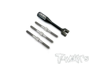 TWORKS TB-200 64 Titanium Turnbuckle Set (For Xray X1 2020 )