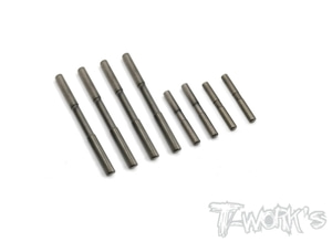 TWORKS TE-199-T4 DLC coated Suspension Pin Set ( For Xray T4&#039;16/T4&#039;17&#039;18/T4&#039;19/T4&#039;20/T4F/T4&#039;21)