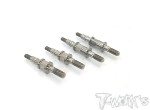 입고완료 TWORKS TP-105-T2.0 64 Titanium Shock Standoffs ( For TEKNO EB48 2.0 )4pcs.