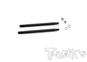 TWORKS TO-260-S35.3 DLC coated Front Shock Shaft 60mm ( SWORKZ S35.3 ) 2pcs