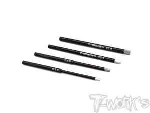 TWORKS TT-072-H HSS 육각 렌치 교체 팁 1.5 / 2.0 / 2.5 / 3.0 x 60mm