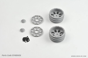 CROSSRC SG4 SR4 플라스틱 바퀴 (한 쌍) CS-97400426