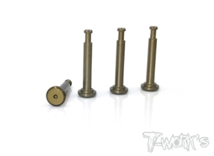TWORKS TO-198-RC8 7075-T6 Hard Coated Lower Shock Mount Pins ( For Team Associated RC8 B3.1/B3.2) 4pcs.