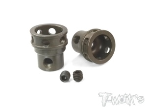 TWORKS TO-257-X Hard Coated 7075-T6 Alum. Joint Cups ( For Xray XB8/ GTX8 ) 2pcs