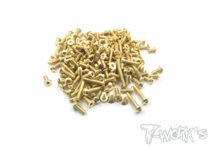TWORKS GSS-A800FX Gold Plated Steel Screw Set 97pcs. ( For Awesomatix A800FX )