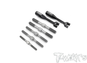 TWORKS TB-203 64 Titanium Turnbuckle Set ( For Xray XB8 2020 )