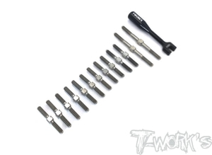 TWORKS TB-198 64 Titanium Turnbuckle Set (For Awesomatix A800MMX / A800FX )