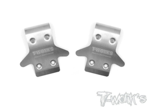 TWORKS TO-235-RC8 Stainless Steel Front Chassis Skid Protector ( Team Associated RC8 B3.1/B3.2 ) 2pcs.