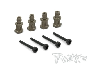 TWORKS TO-240-AG Hard Coated 7075-T6 Alum. Shock Standoffs (For Agama A319) 4pcs.