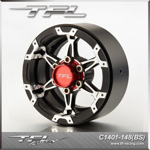 TFL 1.9&quot; Realistic 6 spoked heavy duty wheel design R C1401-148 BS