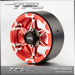 TFL 1.9&quot; Realistic 6 spoked heavy duty wheel design R C1401-148 RS