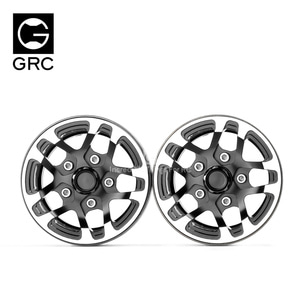 GRC 1.9 알루미늄 Beadlock 휠 블랙 # G07 GAX0138D