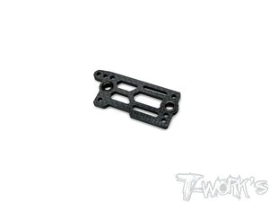 TWORKS TO-267-GT3 Graphite Center Gearbox Plate With Metal Bushing ( For Kyosho GT3 )