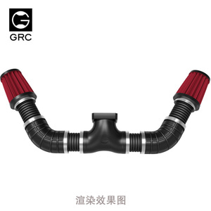 GRC TRX4 시뮬레이션 엔진 흡기 필터 V8 엔진 장식 GAX0129A / B