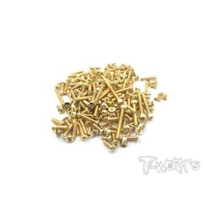 TWORKS GSS-EB48.4 Gold Plated Steel Screw Set 151pcs.( For TEKNO EB48.4 )