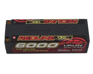 Redline 4S LiHV LiPo 배터리 130C w / 5mm Bullets (15.2V / 6000mAh)