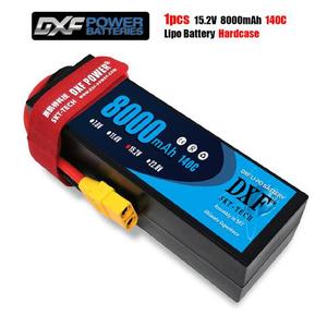 입고완료 DXF Lipo HV 배터리 4S 15.2V 8000mAh 140C / 280C  하드 케이스