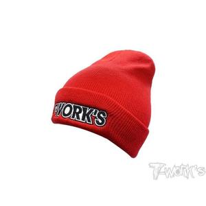 TWORKS embroidered knitted fall and winter hat knitted wool hat knit hat