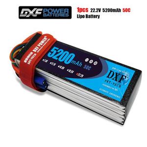 DXF 6S 22.2V 5200mah 50C-100C Lipo 배터리 155MM 48MM 48MM