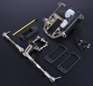 BAJA CNC metal pairnominal steering kit오렌지 실버 티타늄#85273