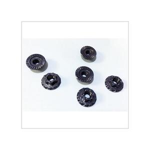 [SW-334047GN] T-7075 M4 Lightened Low Profile Large-contact with Serrated Wheel Nut(GN)(6pcs)