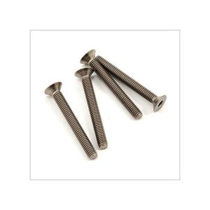 [TTFH325] Titanium 3x25mm Flat head screw set (4PCS) (2.5mm 헥스)