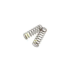 TKR8766 LF Shock Spring Set (front 1.6×9.7 4.47lb/in 75mm yellow)