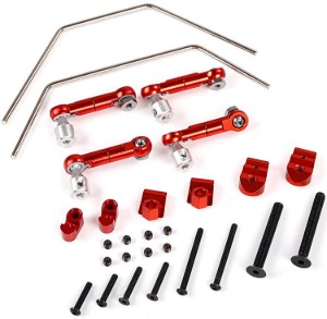 CNC Metal Balance Rod Kit (whole car)실버 레드 #85452
