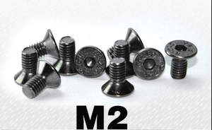 YFS 12.9등급 접시머리 M2 니켈 도금 볼트10개